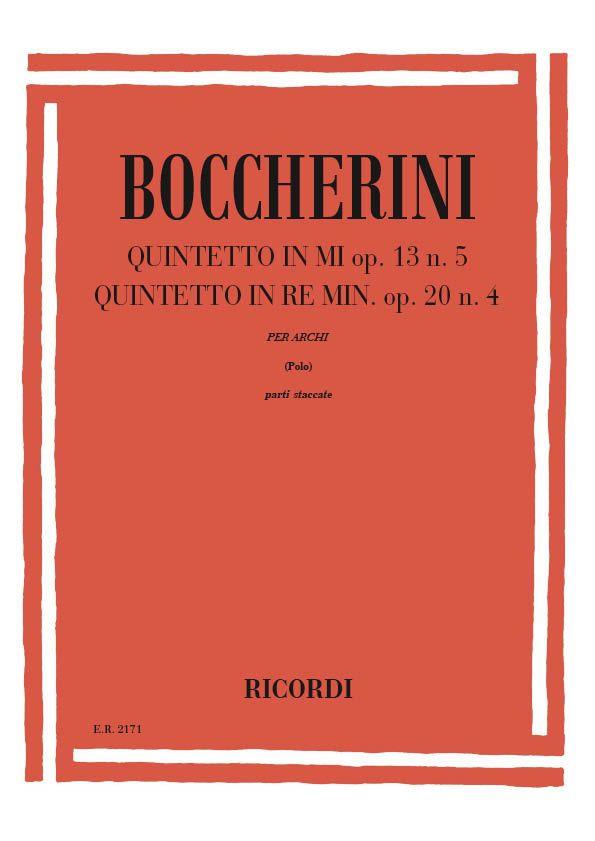 Quintetti: N. 1 In Mi Op. 13, N. 5 - N. 2 